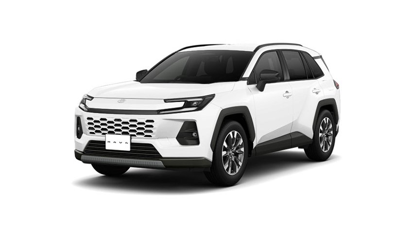 新型RAV4 ハイブリッドZ プラチナホワイトパール カラーサンプル 未